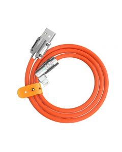 Cavo dati 1.2m in silicone - Lightning - Arancione